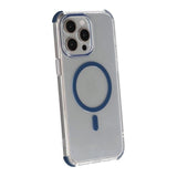 Rvelon iPhone 15 Pro Cover, forstærkede hjørner, blå
