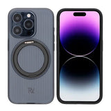 Rvelon iPhone 15 Pro Cover Roterbart MagSafe Stativ Sort