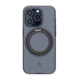 Rvelon iPhone 15 Pro Cover Roterbart MagSafe Stativ Sort