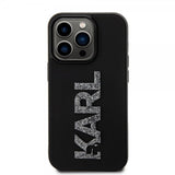 Karl Lagerfeld iPhone 15 Pro Cover 3D Rubber Karl Sort