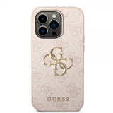 Guess iPhone 15 Pro Cover 4G Logo Rose