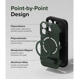 Ringke iPhone 15 Pro Cover Alles MagSafe Dark Green