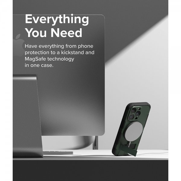 Ringke iPhone 15 Pro Cover Alles MagSafe Dark Green