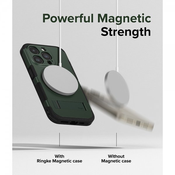 Ringke iPhone 15 Pro Cover Alles MagSafe Dark Green