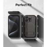 Ringke iPhone 15 Pro Cover Alle MagSafe Gun Metal