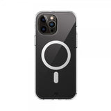 Xqisit iPhone 15 Pro Cover Antishock Case MagSafe Transparent