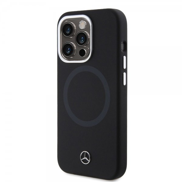 Mercedes Benz iPhone 15 Pro Skal Bicolor MagSafe Sort