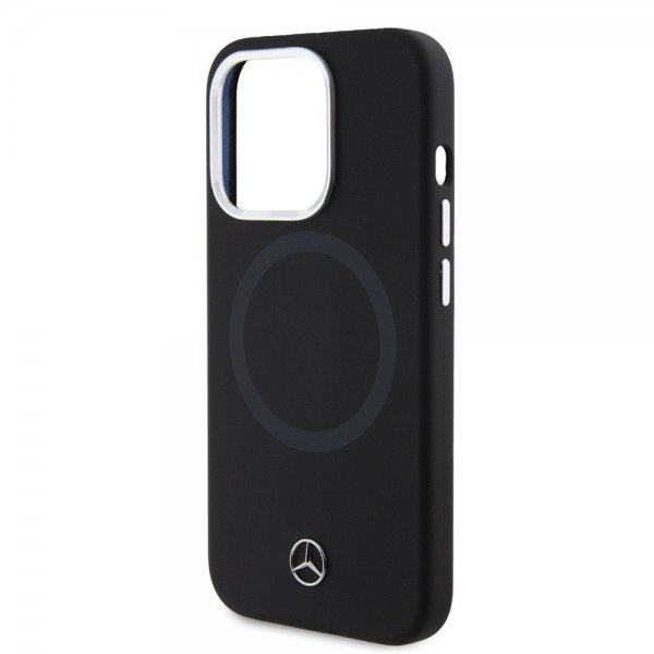 Mercedes Benz iPhone 15 Pro Skal Bicolor MagSafe Sort
