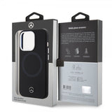 Mercedes Benz iPhone 15 Pro Skal Bicolor MagSafe Sort