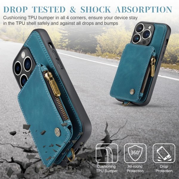 CaseMe iPhone 15 Pro Cover C20 Series Petrol