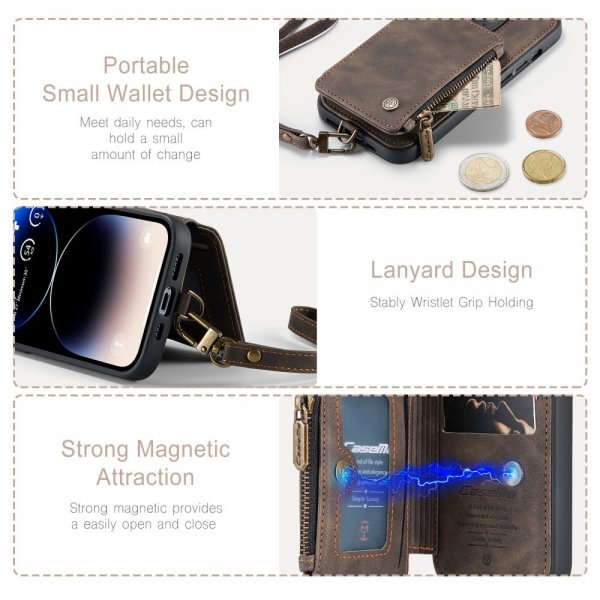 CaseMe iPhone 15 Pro Cover C20 Series Kaffe