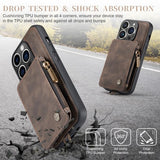 CaseMe iPhone 15 Pro Cover C20 Series Kaffe