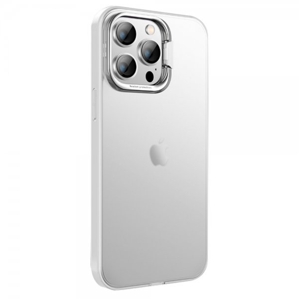 X-Level iPhone 15 Pro Cover Kameraram Kickstand Transparent