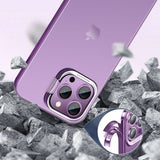 X-Level iPhone 15 Pro Cover Kameraram Kickstand Transparent