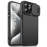 iPhone 15 Pro Cover Kameraskjold Sort