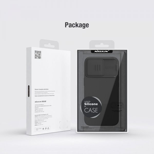 Nillkin iPhone 15 Pro Cover CamShield Silky MagSafe Lysegrøn