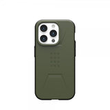 Urban Armor Gear (UAG) iPhone 15 Pro Cover Civilian MagSafe Olive Drab