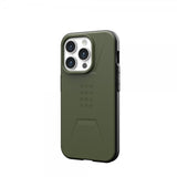 Urban Armor Gear (UAG) iPhone 15 Pro Cover Civilian MagSafe Olive Drab