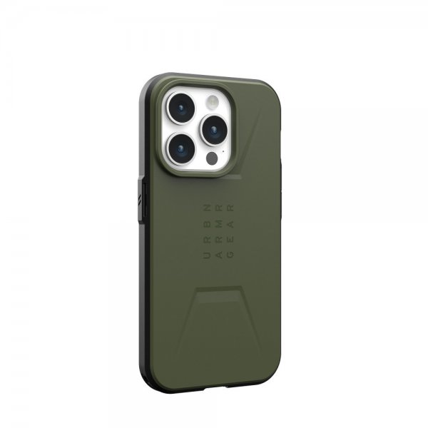 Urban Armor Gear (UAG) iPhone 15 Pro Cover Civilian MagSafe Olive Drab