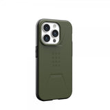 Urban Armor Gear (UAG) iPhone 15 Pro Cover Civilian MagSafe Olive Drab
