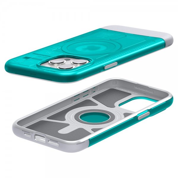 Spigen iPhone 15 Pro Cover Classic C1 MagFit Bondi Blue