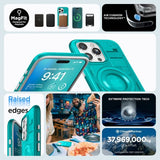 Spigen iPhone 15 Pro Cover Classic C1 MagFit Bondi Blue