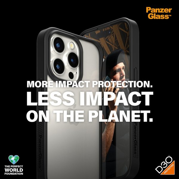 PanzerGlass iPhone 15 Pro Cover ClearCase D3O Sort