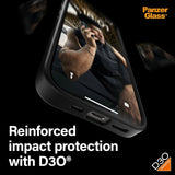 PanzerGlass iPhone 15 Pro Cover ClearCase D3O Sort