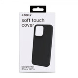 Celly iPhone 15 Pro Cover CROMO Sort