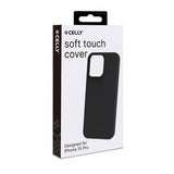 Celly iPhone 15 Pro Cover CROMO Sort