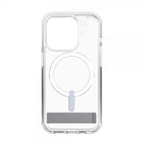 ZAGG iPhone 15 Pro Cover Crystal Palace Snap Kickstand Transparent