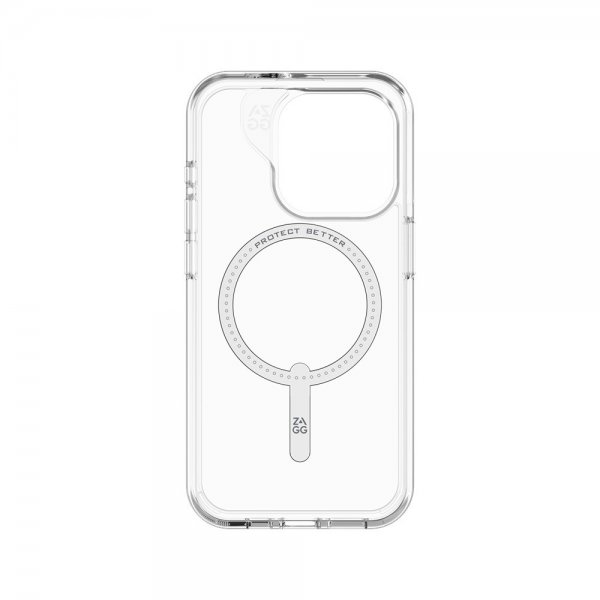 ZAGG iPhone 15 Pro Cover Crystal Palace Snap Transparent