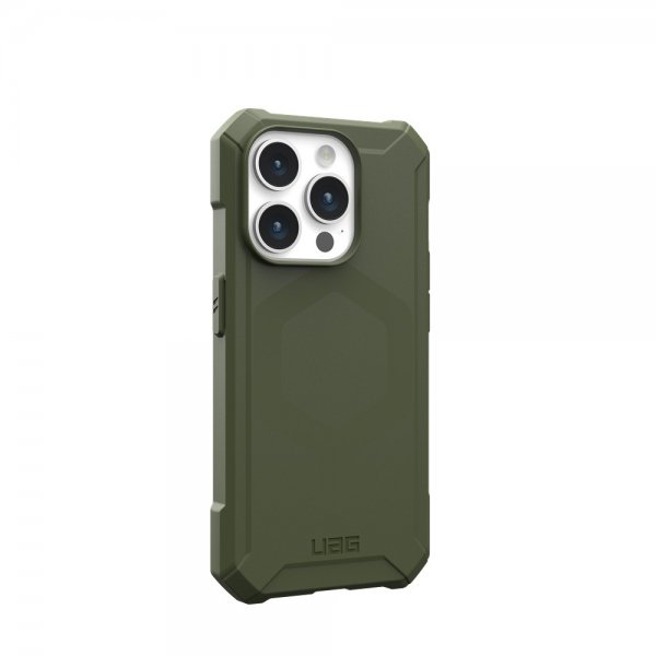 Urban Armor Gear (UAG) iPhone 15 Pro Cover Essential Armor MagSafe Olive Drab