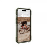 Urban Armor Gear (UAG) iPhone 15 Pro Cover Essential Armor MagSafe Olive Drab