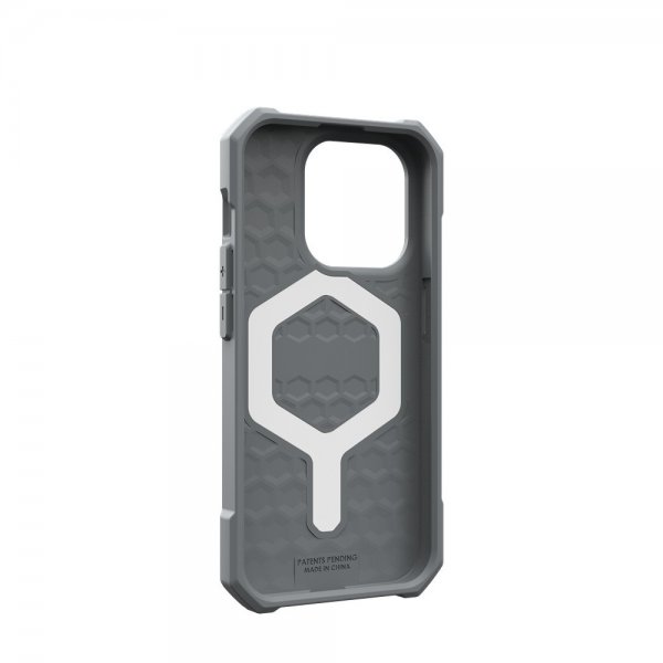 Urban Armor Gear (UAG) iPhone 15 Pro Cover Essential Armor MagSafe Sølv