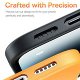 Baseus iPhone 15 Pro Cover Faux Leather Series Sort