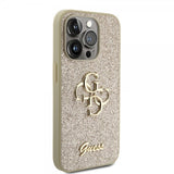 Guess iPhone 15 Pro Cover Fixed Glitter Guld