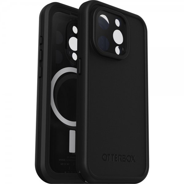 Otterbox iPhone 15 Pro Cover Fre MagSafe Sort