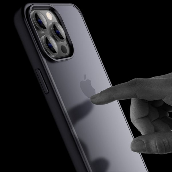 X-Level iPhone 15 Pro Cover Frostet Bagside Blå