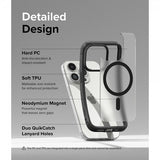 Ringke iPhone 15 Pro Cover Fusion Bold Magnetisk Mat Sort