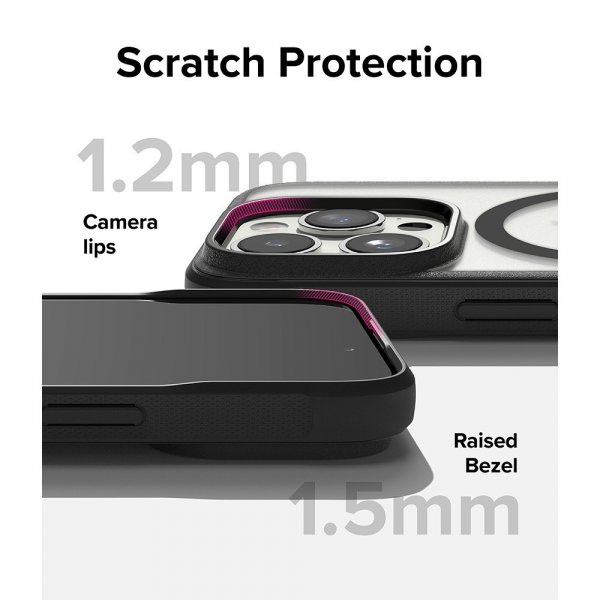 Ringke iPhone 15 Pro Cover Fusion Bold Magnetisk Mat Sort