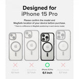 Ringke iPhone 15 Pro Cover Fusion Bold Magnetisk Mat Sort