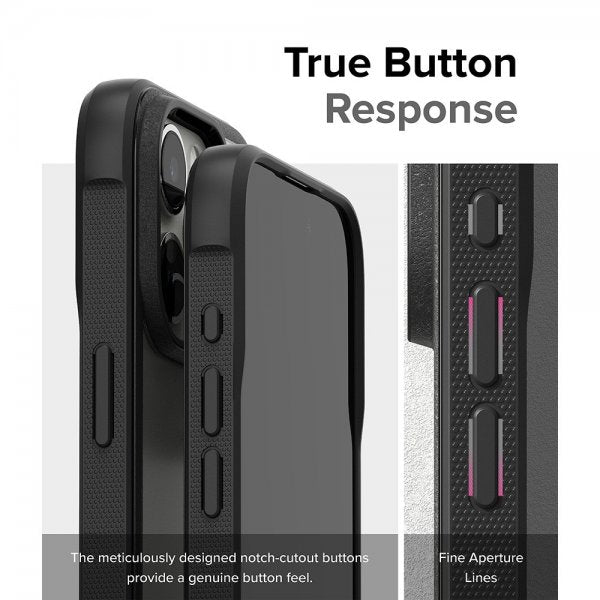 Ringke iPhone 15 Pro Cover Fusion Bold Mat Sort