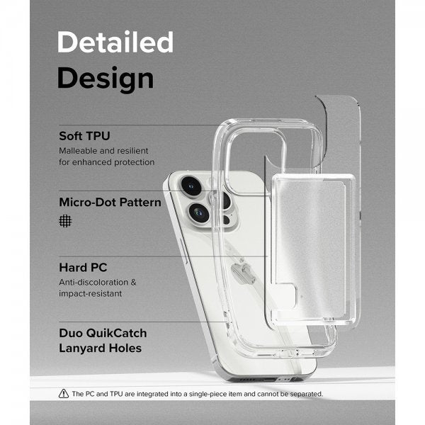 Ringke iPhone 15 Pro Cover Fusion Card Clear