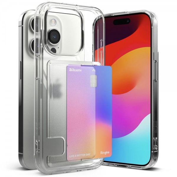 Ringke iPhone 15 Pro Cover Fusion Card Clear