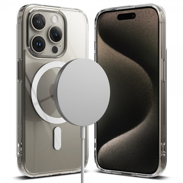 Ringke iPhone 15 Pro Cover Fusion Magnetic Clear
