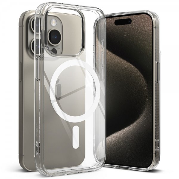Ringke iPhone 15 Pro Cover Fusion Magnetic Clear