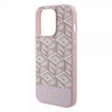 Guess iPhone 15 Pro Cover G Cube MagSafe Rosa