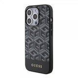 Guess iPhone 15 Pro Cover G Cube MagSafe Sort
