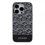 Guess iPhone 15 Pro Cover G Cube MagSafe Sort